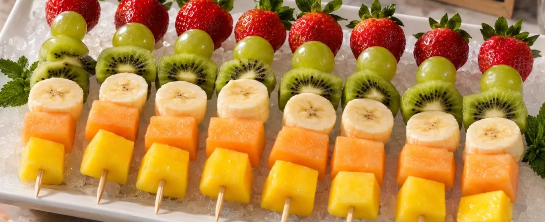 Espetinho de Frutas para Crianças: Receita Divertida, Colorida e Saudável