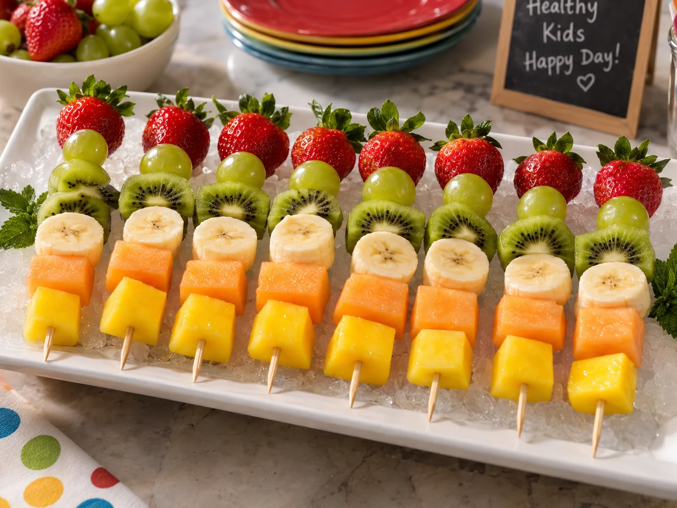 Espetinho de Frutas para Crianças: Receita Divertida, Colorida e Saudável