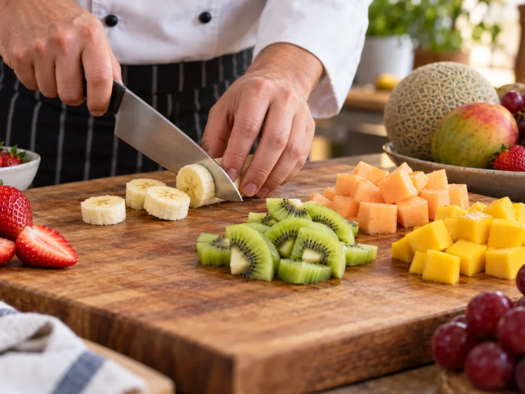 Passo 2 da receita Espetinho de Frutas para Crianças: Receita Divertida, Colorida e Saudável