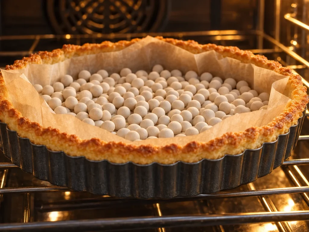 Passo 7 da receita Torta de Morango Clássica: Massa Crocante, Creme de Baunilha e Frutas Frescas